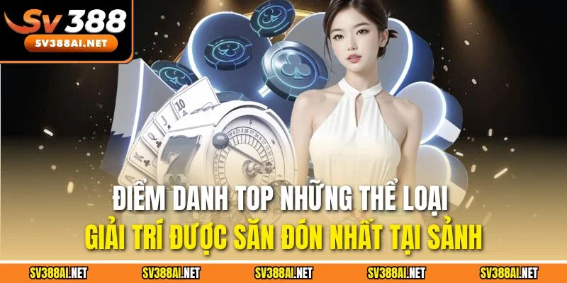 Điểm danh top những thể loại giải trí được săn đón nhất tại sảnh Điểm danh top những thể loại giải trí được săn đón nhất tại sảnh